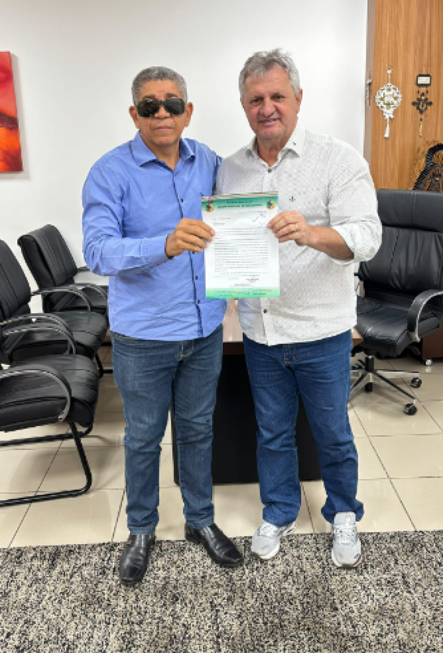 Presidente da Câmara de Nova Guarita pede ao Deputado Dilmar Dal'Bosco um caminhão para manutenção da iluminação pública