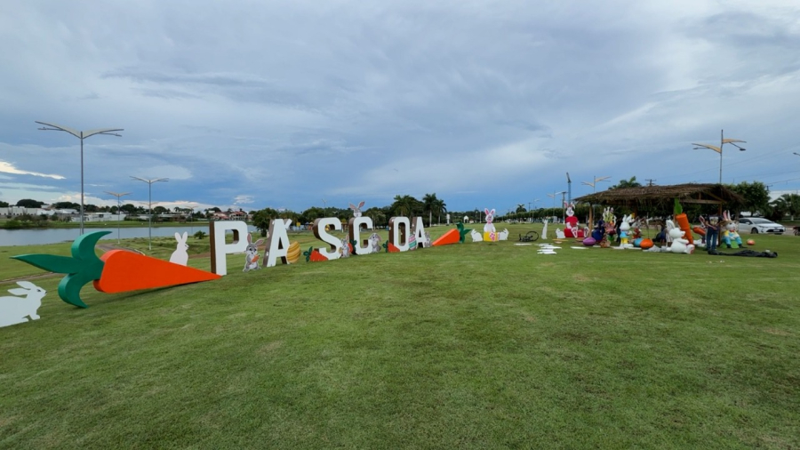 Matupá entra no clima da Páscoa com decoração especial nos Lagos