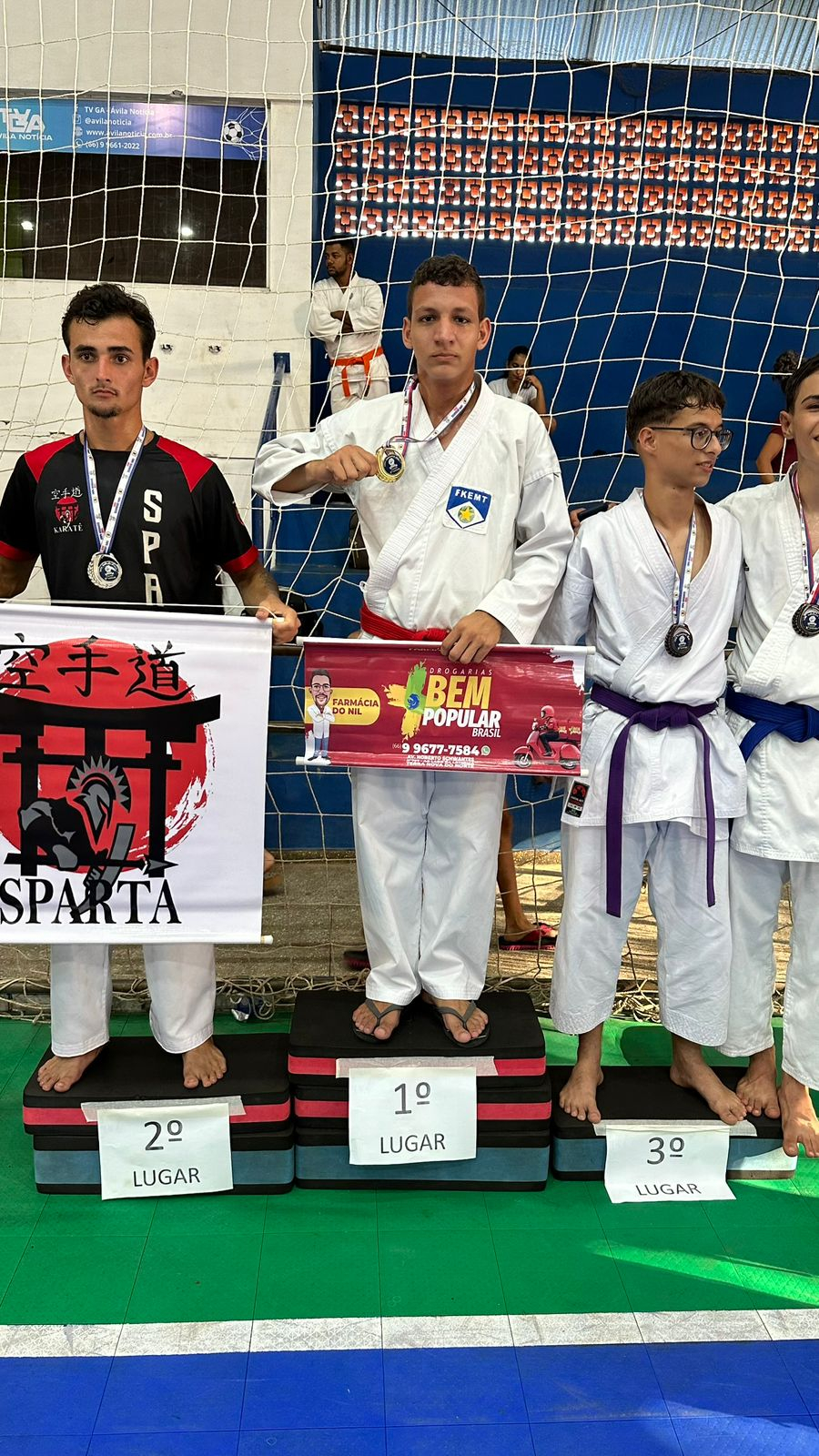 Atletas de Terra Nova do Norte brilham com seis medalhas na Copa Guarantã de Karatê