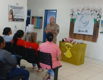 Palestra sobre Primeiros Socorros fortalece cuidado com os bebês na UBS União em Matupá