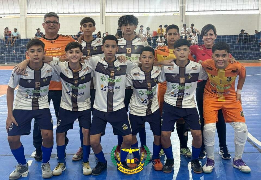 Nova Canaã do Norte avança à semifinal do futsal masculino nos Jogos Escolares Mato-grossenses