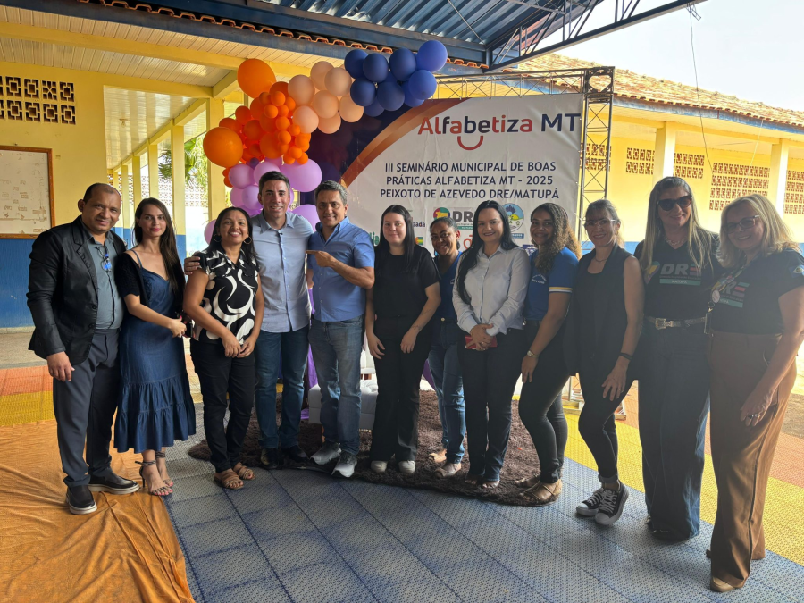 Secretário Alan Porto participa do III Seminário Municipal de Boas Práticas Alfabetiza MT em Peixoto de Azevedo