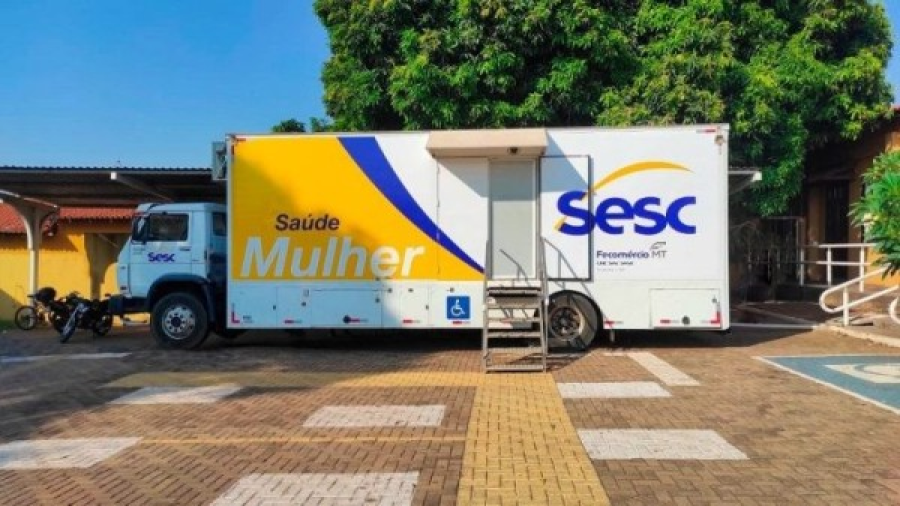 Guarantã do Norte recebe a carreta do Sesc Saúde Mulher