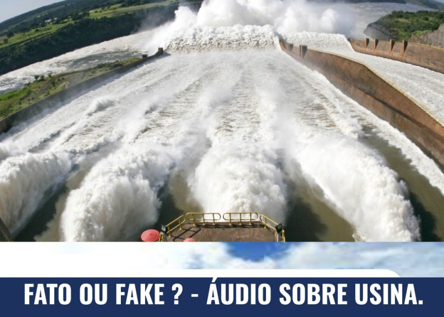 Áudio espalhado em grupos de WhatsApp gera preocupação sobre suposto risco na usina do rio Teles Pires