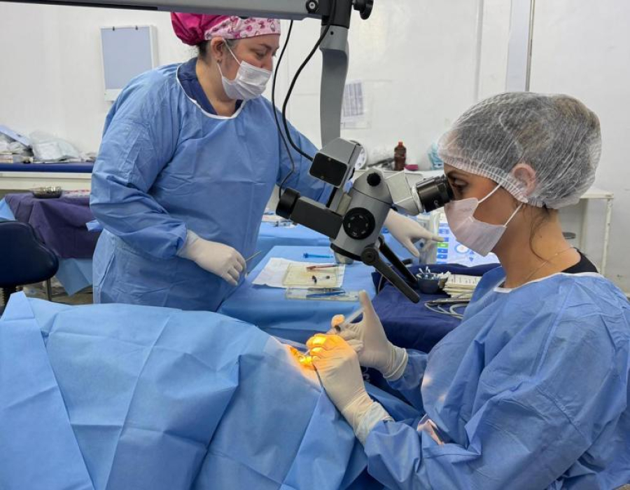 Mutirão no Hospital Regional de Colíder realiza 57 cirurgias de catarata e evita que pacientes de Colíder precisem viajar até Cuiabá para voltar a enxergar com qualidade