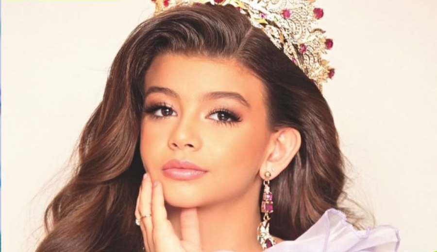 Pequena miss de Mato Grosso mobiliza torcida em votação nacional