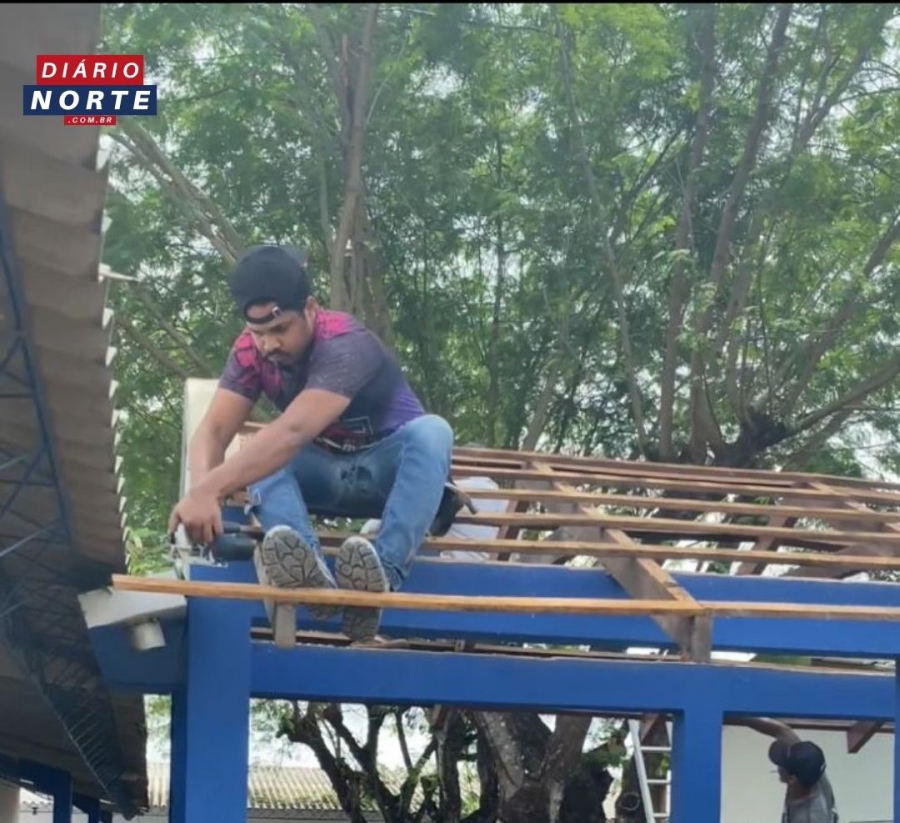 Escola São Pedro recebe melhorias no bairro Mãe de Deus