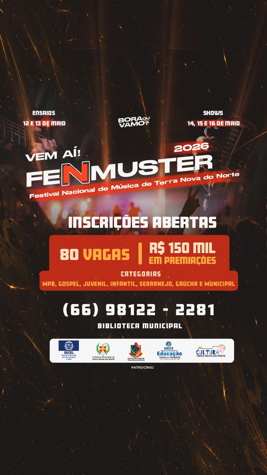 Terra Nova lança festival nacional de música com premiação de peso