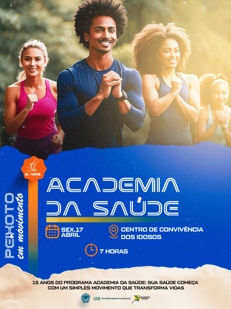 Academia da Saúde completa 15 anos com evento especial em Peixoto de Azevedo