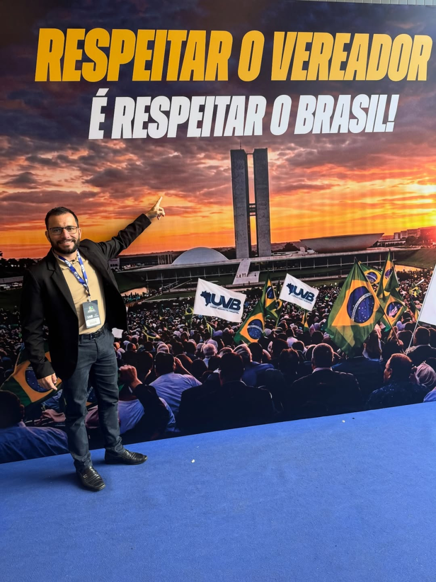 Vereador Bam Bam participa do maior encontro de lideranças municipais do Brasil