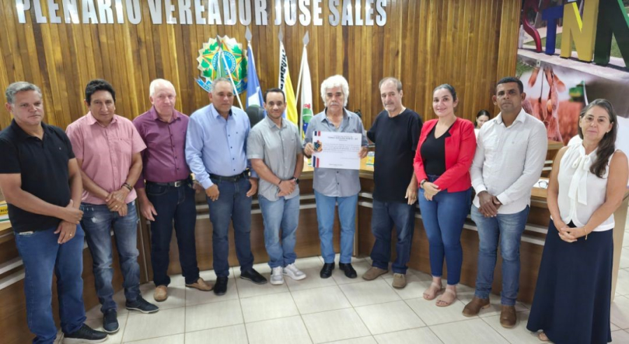 Escritor e poeta José Lino dos Santos é homenageado pela Câmara de Terra Nova do Norte