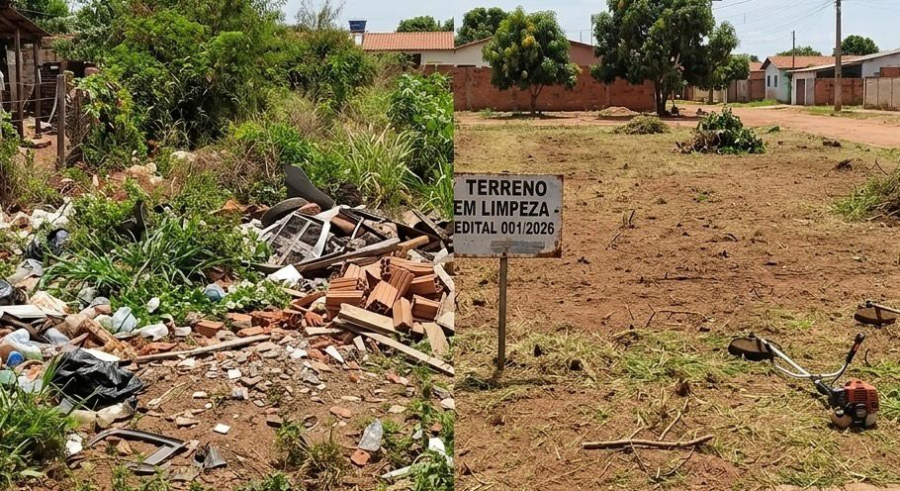 Prefeitura notifica donos de terrenos e imóveis abandonados para realização de limpeza em Peixoto de Azevedo
