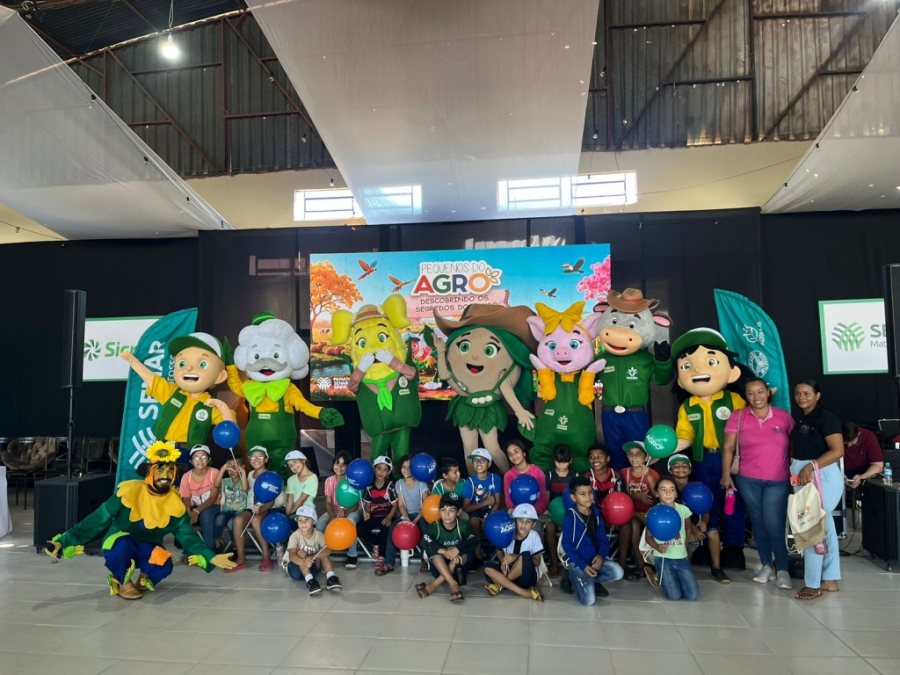 Pequenos do Agro leva aprendizado e diversão a crianças de Novo Mundo