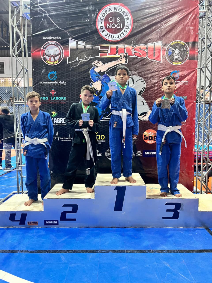 Terra Nova do Norte se destaca em campeonato de Jiu-Jitsu em Sorriso