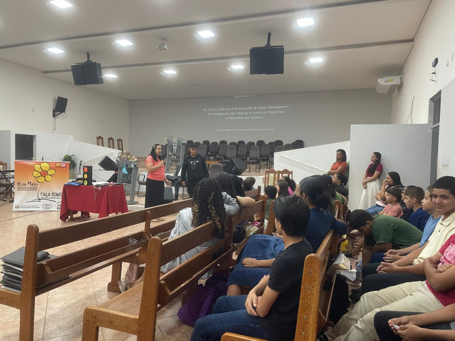 Igreja promove palestra de conscientização sobre proteção infantil em alusão ao 18 de Maio