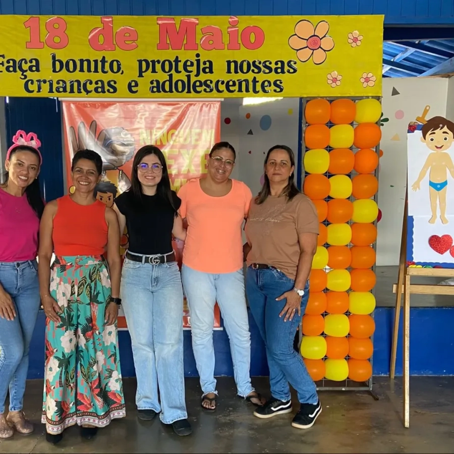 Maio Laranja mobiliza escolas e fortalece combate à violência infantil em Terra Nova do Norte