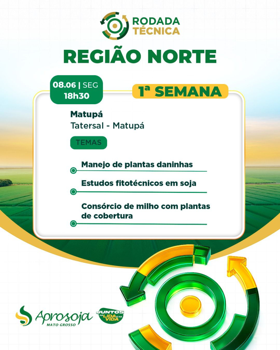 Produtores são convidados para Rodada Técnica em Matupá