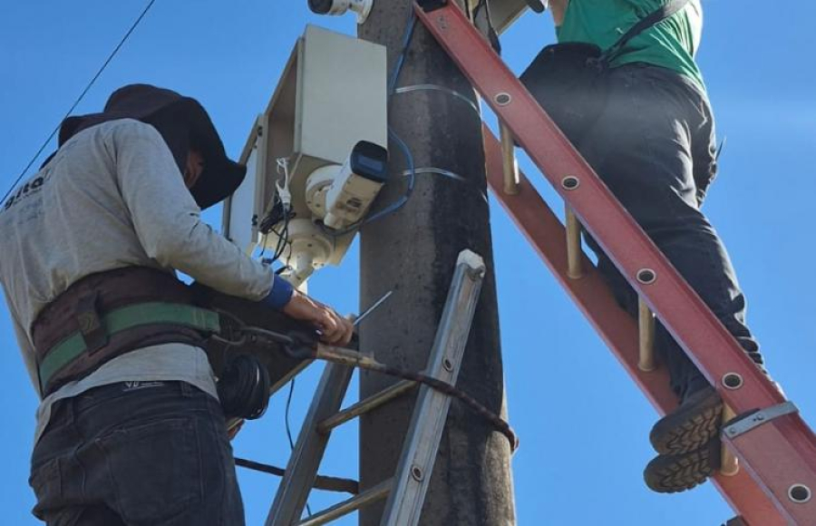 Manutenção das câmeras de monitoramento é intensificada em Terra Nova do Norte