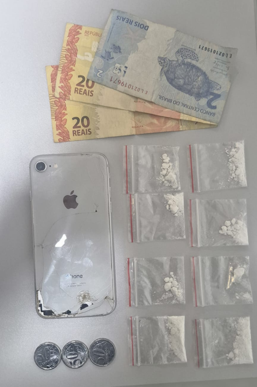 PM detém suspeito e apreende drogas durante a Expoterra 2026 em Terra Nova do Norte