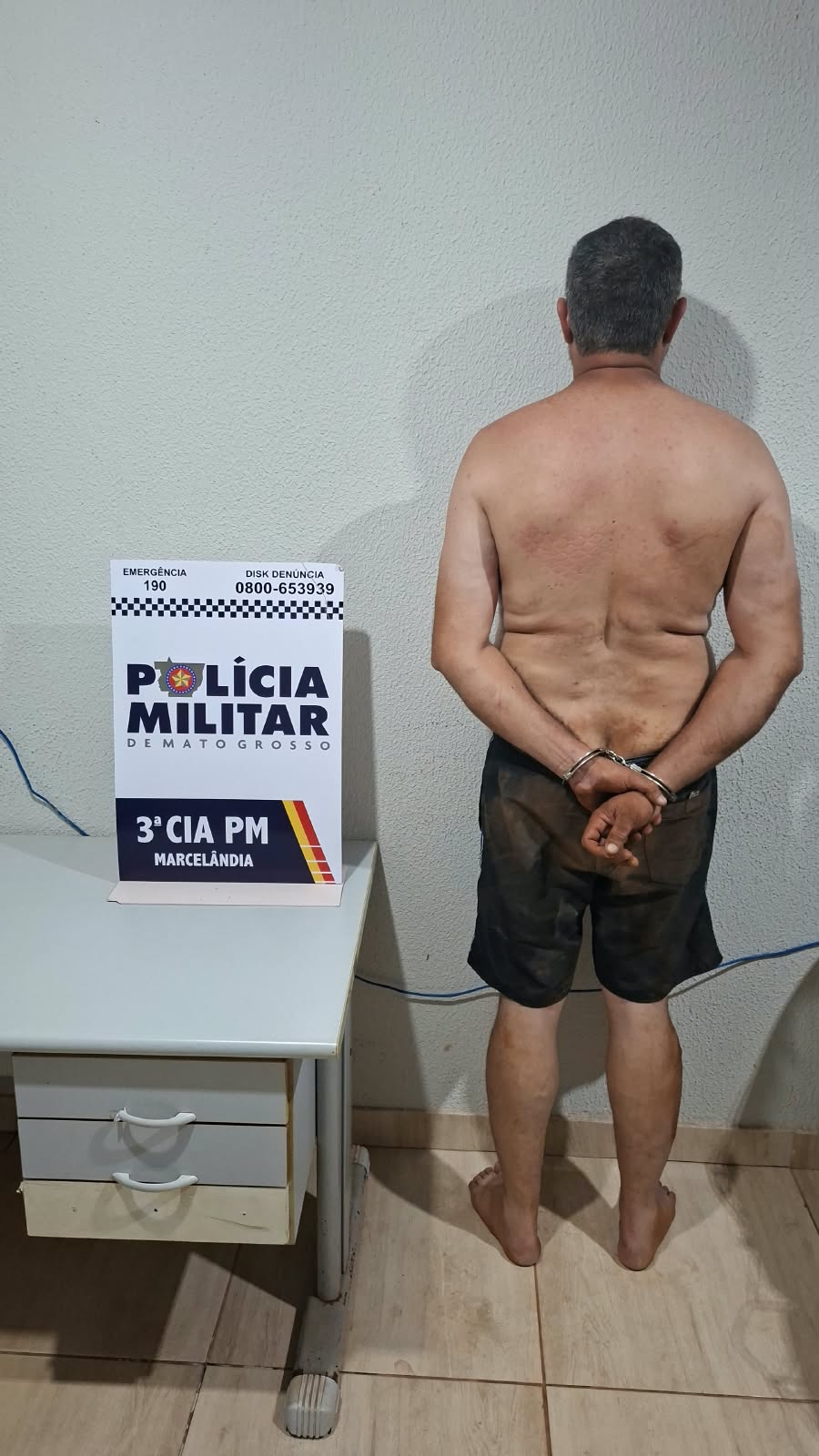 PM prende suspeito por tentativa de feminicídio e apreende armas de fogo em Marcelândia