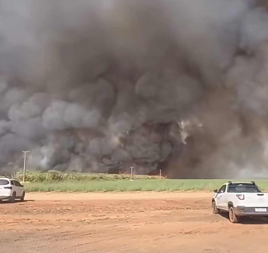 Incêndio preocupa moradores de Nova Olímpia