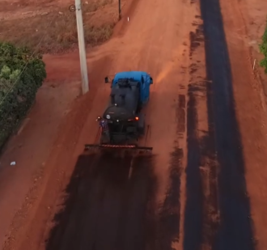 Terra Nova do Norte avança na conclusão de obras de pavimentação