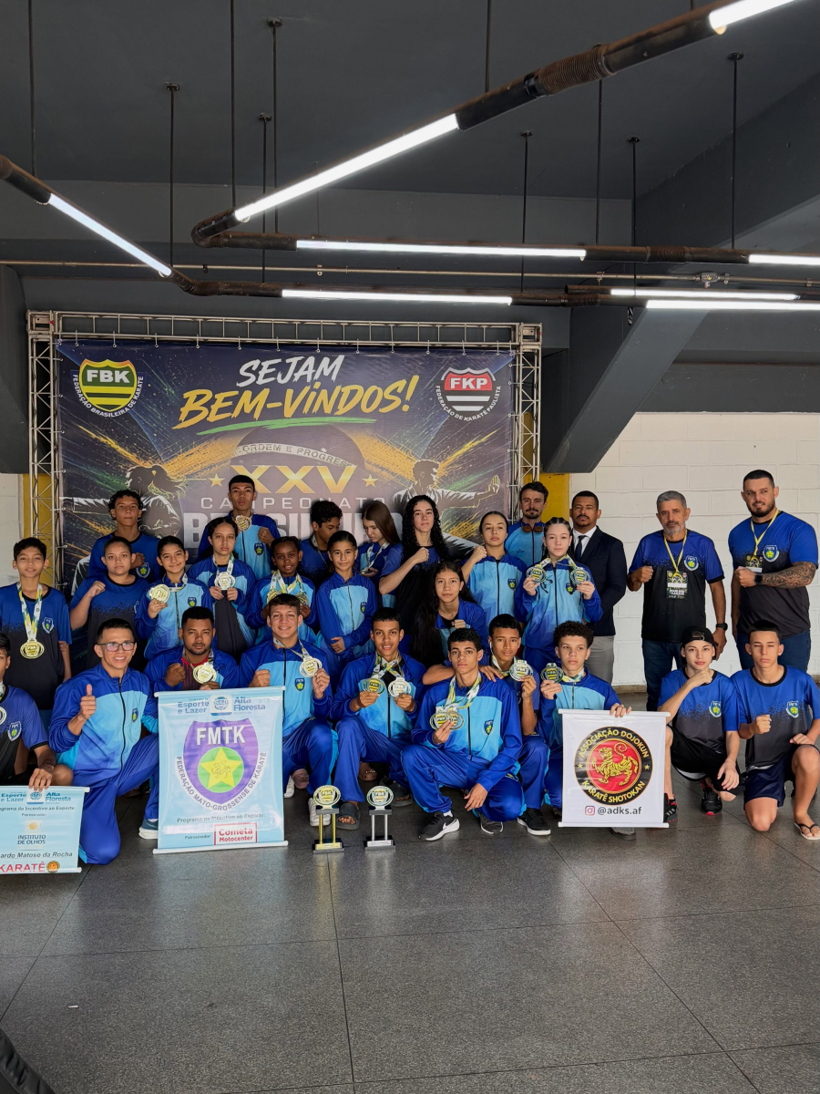 Colíder leva oito atletas ao Campeonato Brasileiro de Karatê em São Paulo