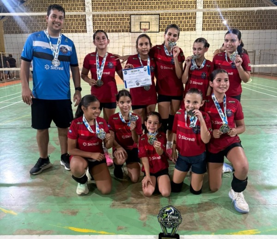 Vôlei MF de Colíder conquista tricampeonato da Liga Norte e agora mira a Taça Paraná